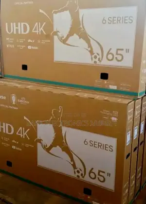 **Hisence 65" Uhd Android Tv 5year Warranty ■ ■ Free Delivery