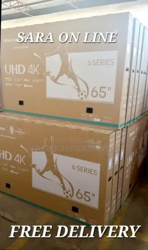 **Hisence 65" Uhd Android Tv 5year Warranty ■ ■ Free Delivery