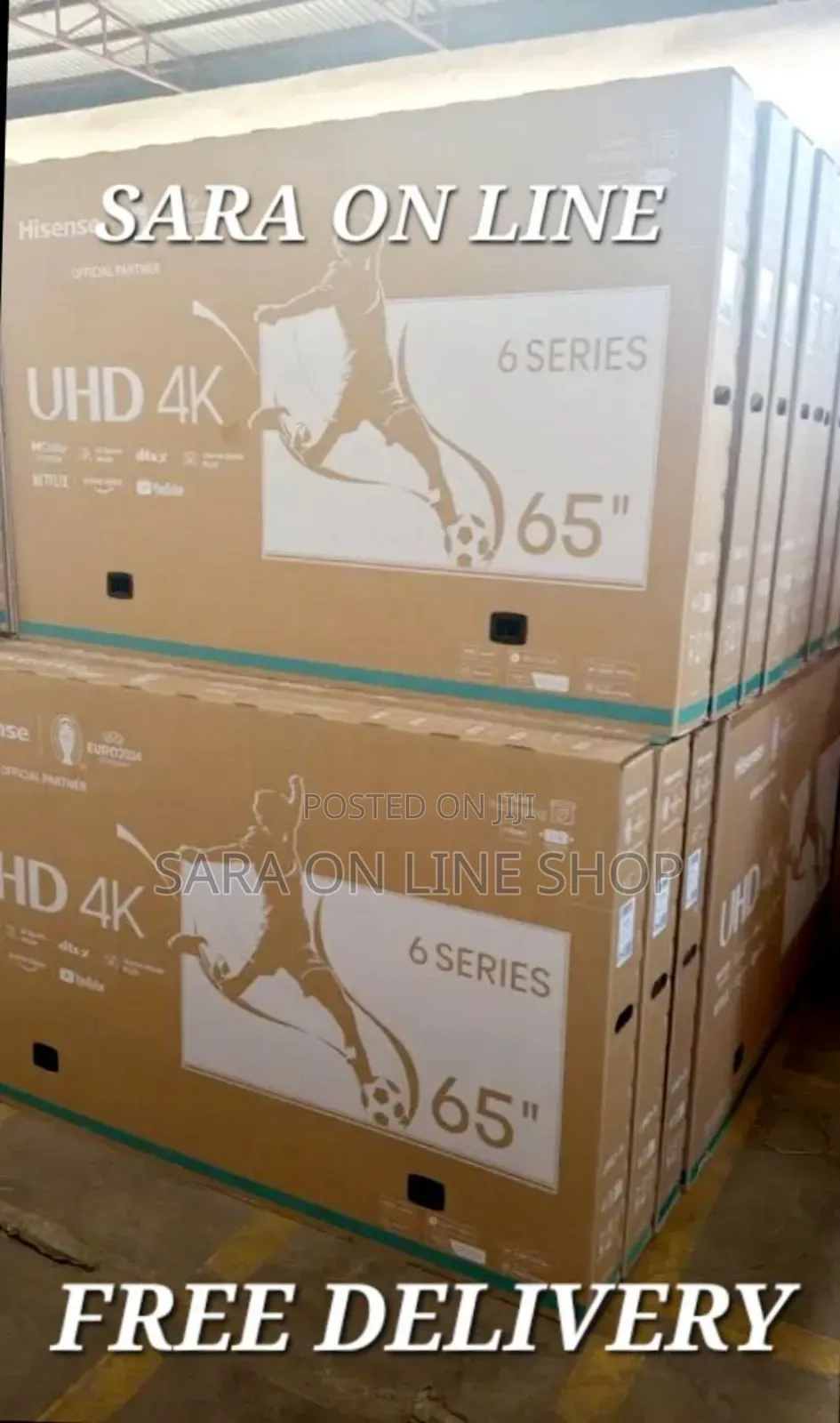 **Hisence 65" Uhd Android Tv 5year Warranty ■ ■ Free Delivery