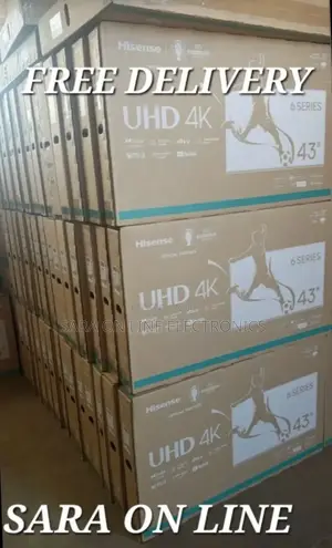 ♤♤Hisence 43" Uhd Smart Tv [Free Delivery]