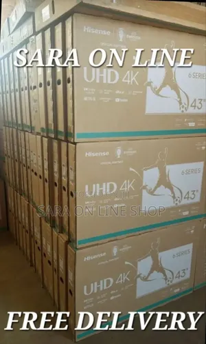 ♤♤Hisence 43" Uhd Smart Tv [Free Delivery]