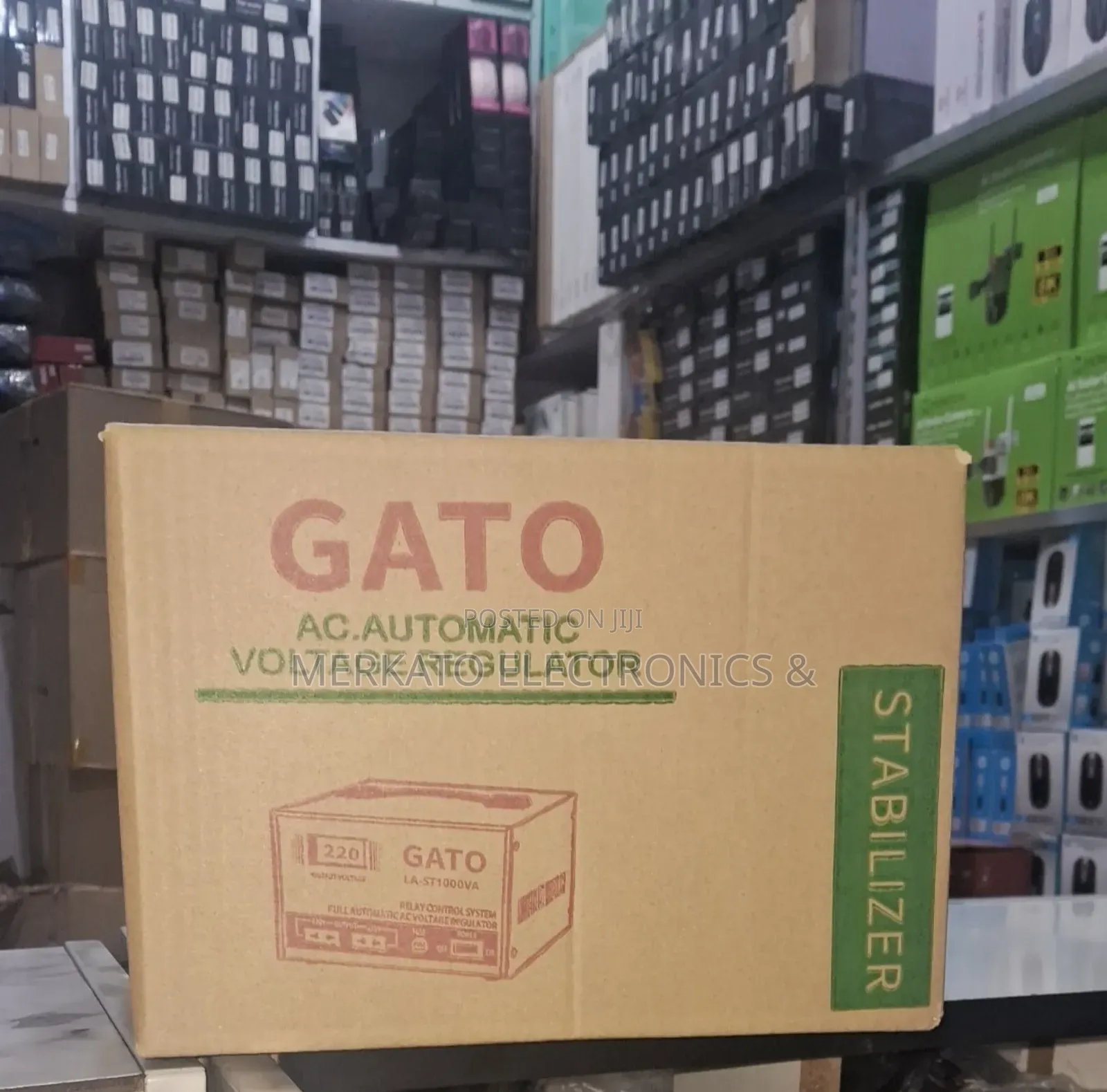 Gato Automatic Voltage Regulator | Stabilizer 1000va | ጋቶ