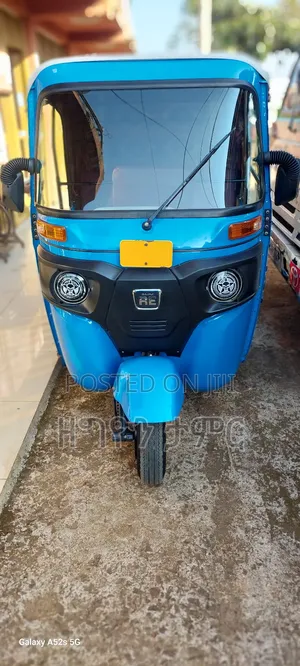 New Bajaj RE 2024 Blue