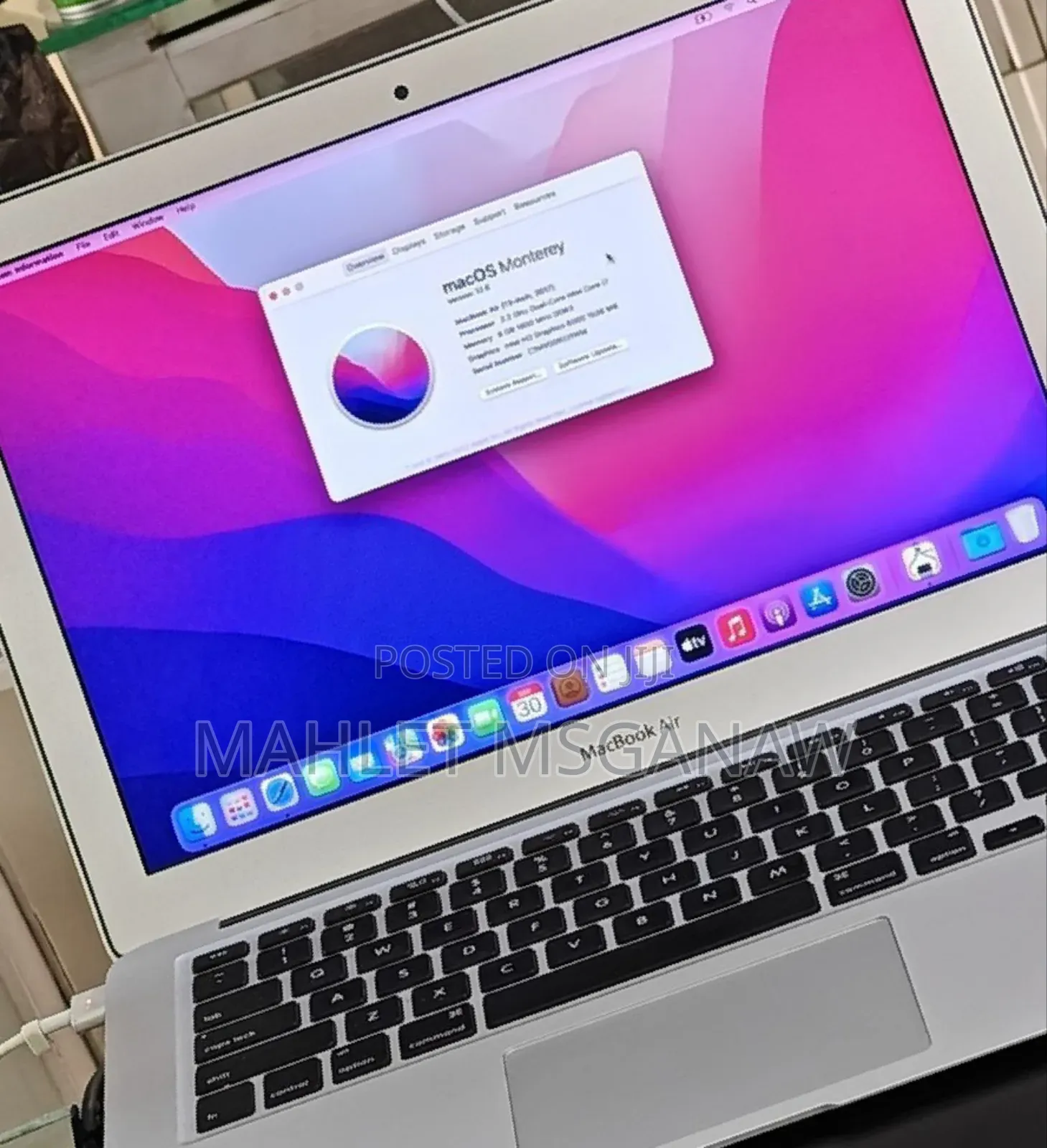 New Laptop Apple MacBook Air 2017 8GB Intel Core I5 SSD 256GB