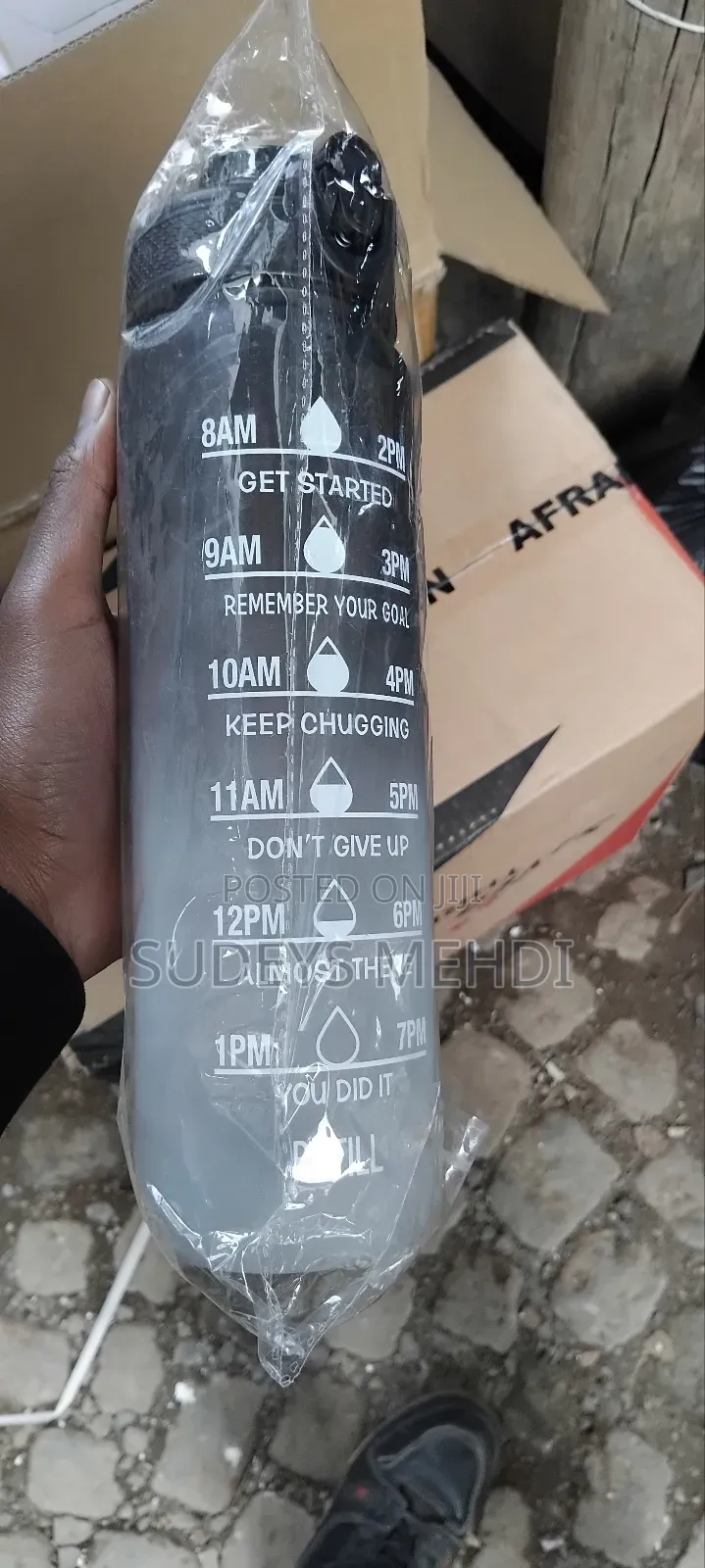 Yes-Water Bottle 600ml | ዘመናዊ የውሃ ቦትል – Stay Fresh, Stay Cool!