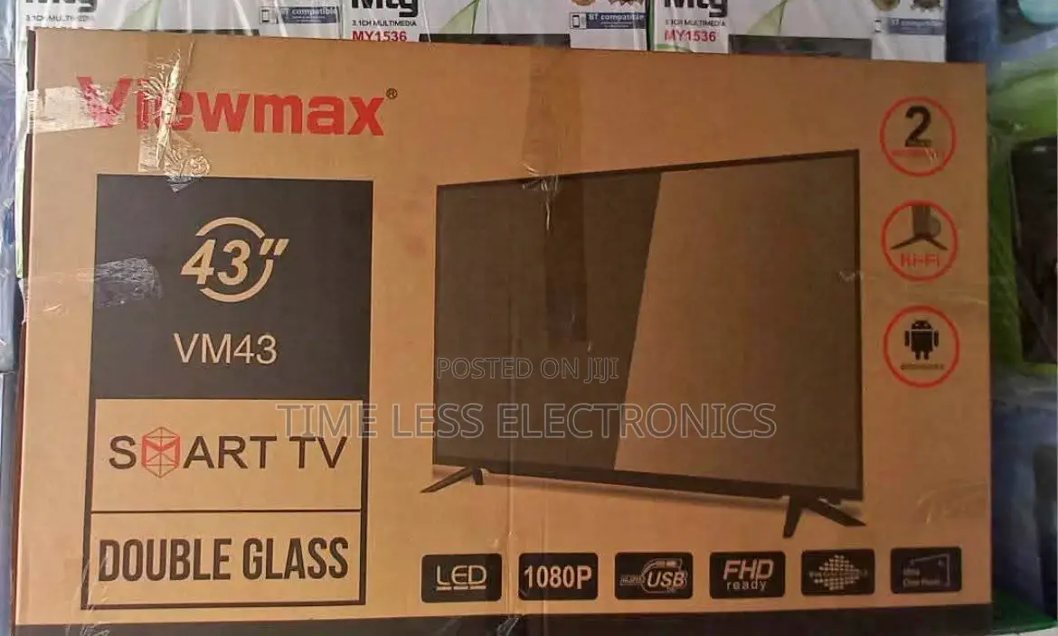 Viewmax 43′′ Smart Android Tv – Big Screen, Smart Features!