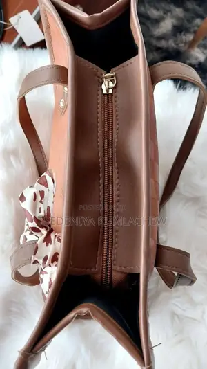 Ladies Bag With Medium Size With It’S Scarf and Multicolor Choice