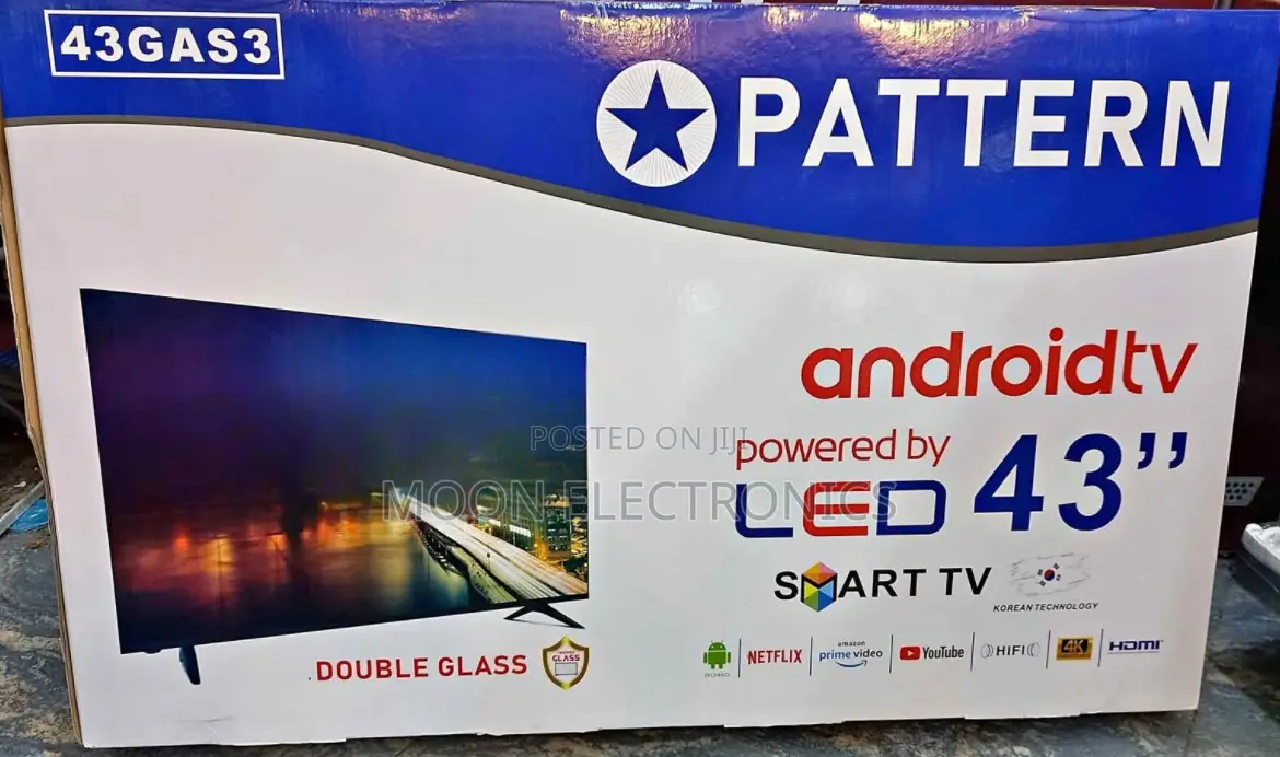 Pattern 43” Smart Android Tv – Big Screen, Smart Features!