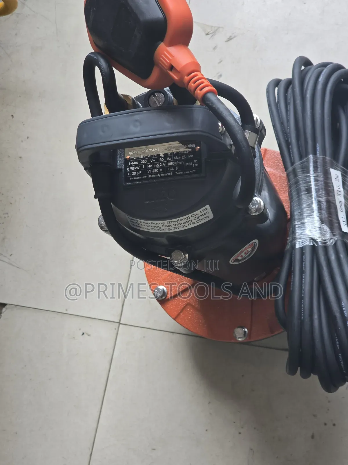 Water Pump and Tools