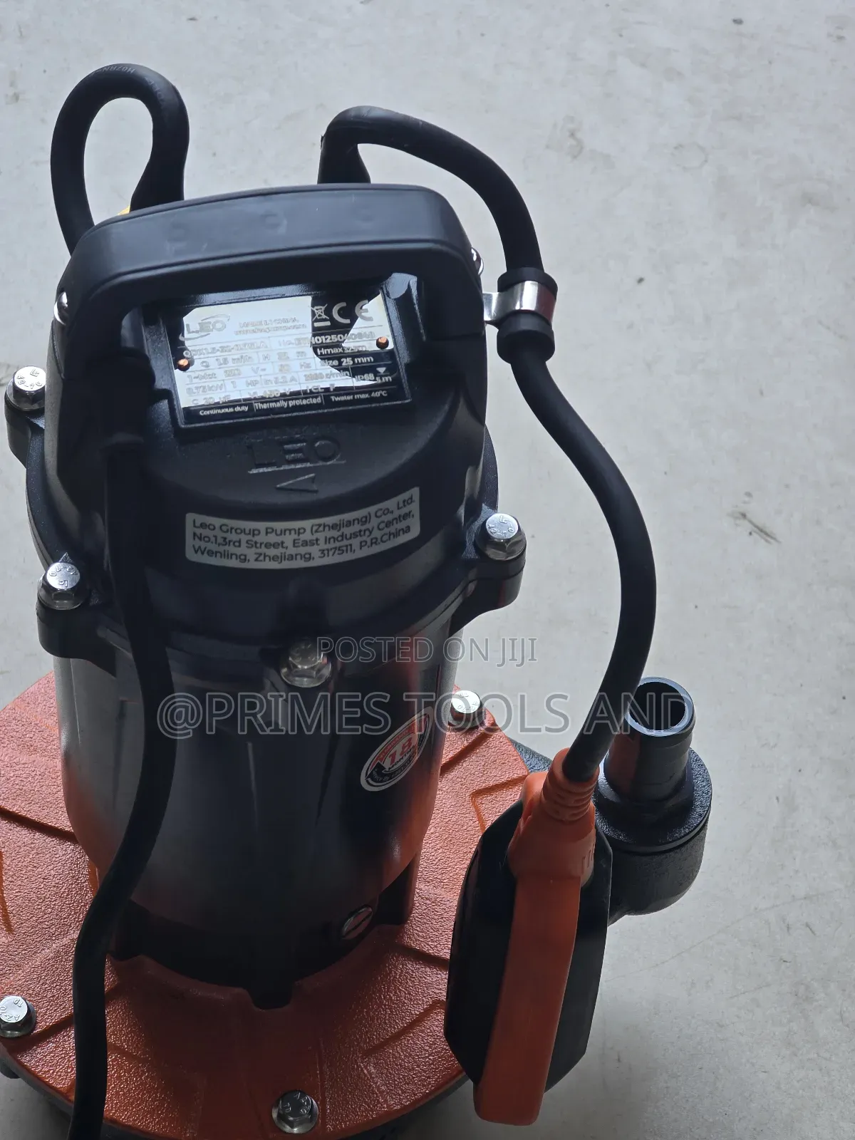 Water Pump and Tools