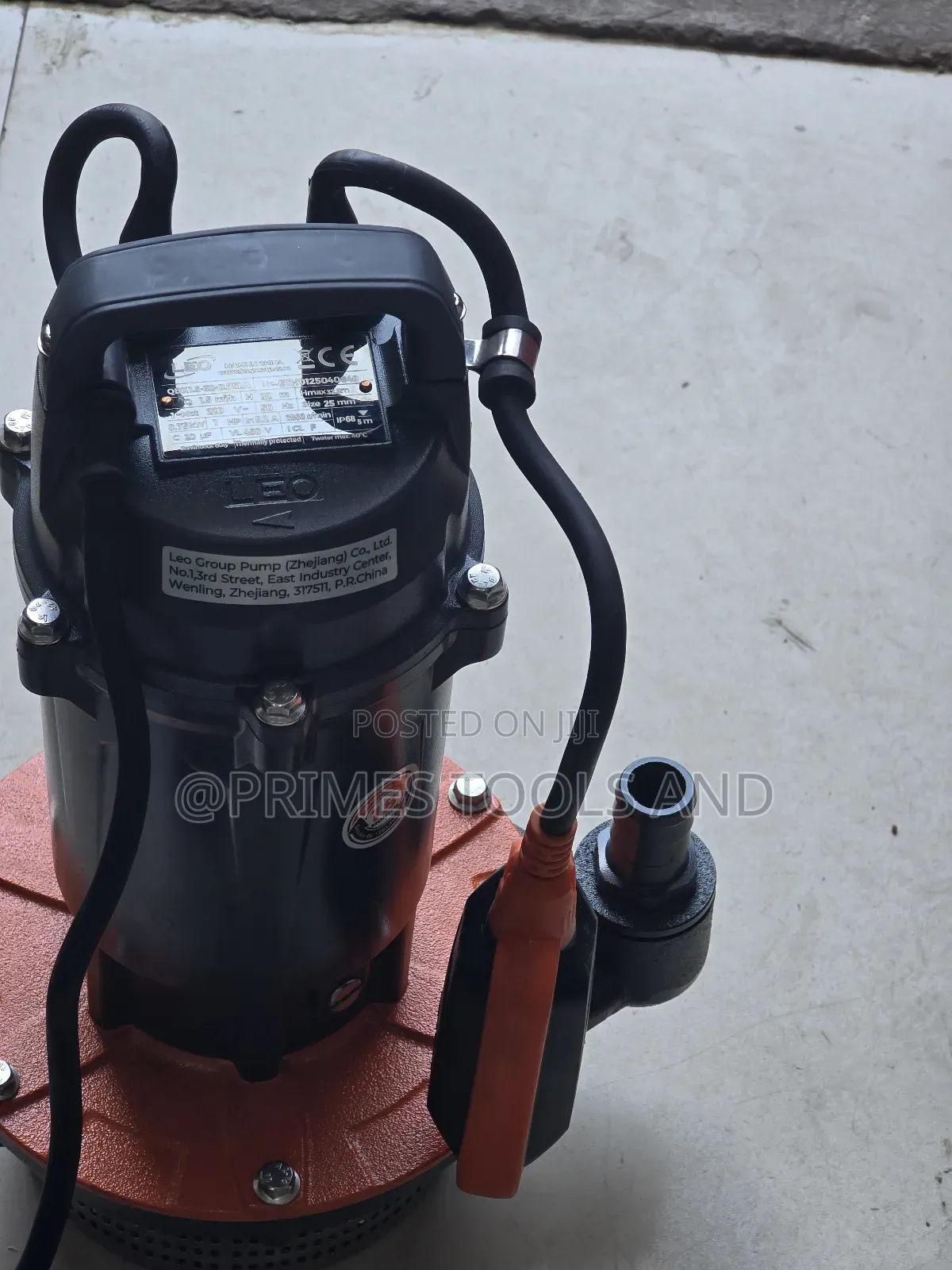 Water Pump and Tools