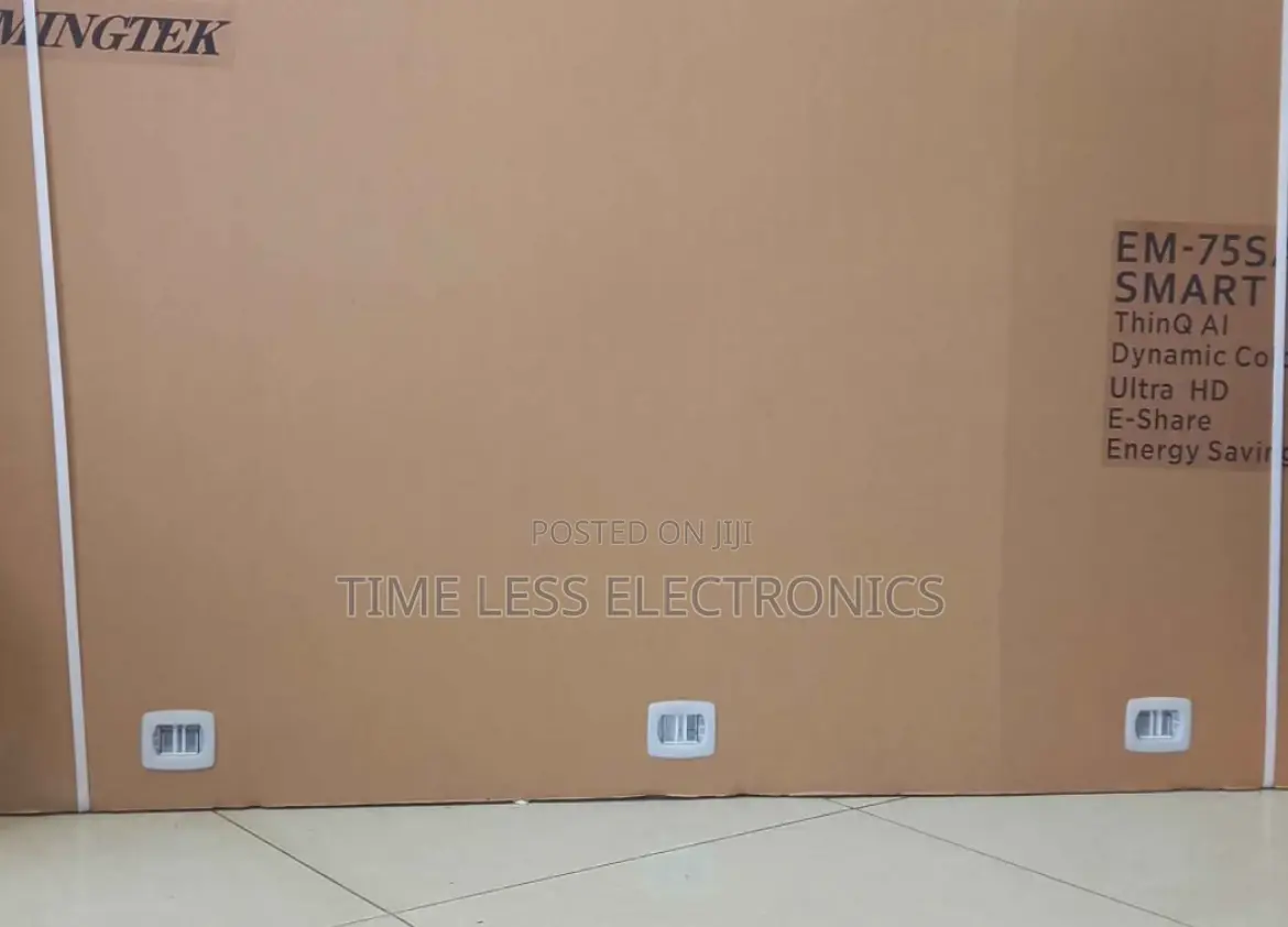 Emingtek 75′′ Smart Android Tv –Ultra-Large Screen Smart Features