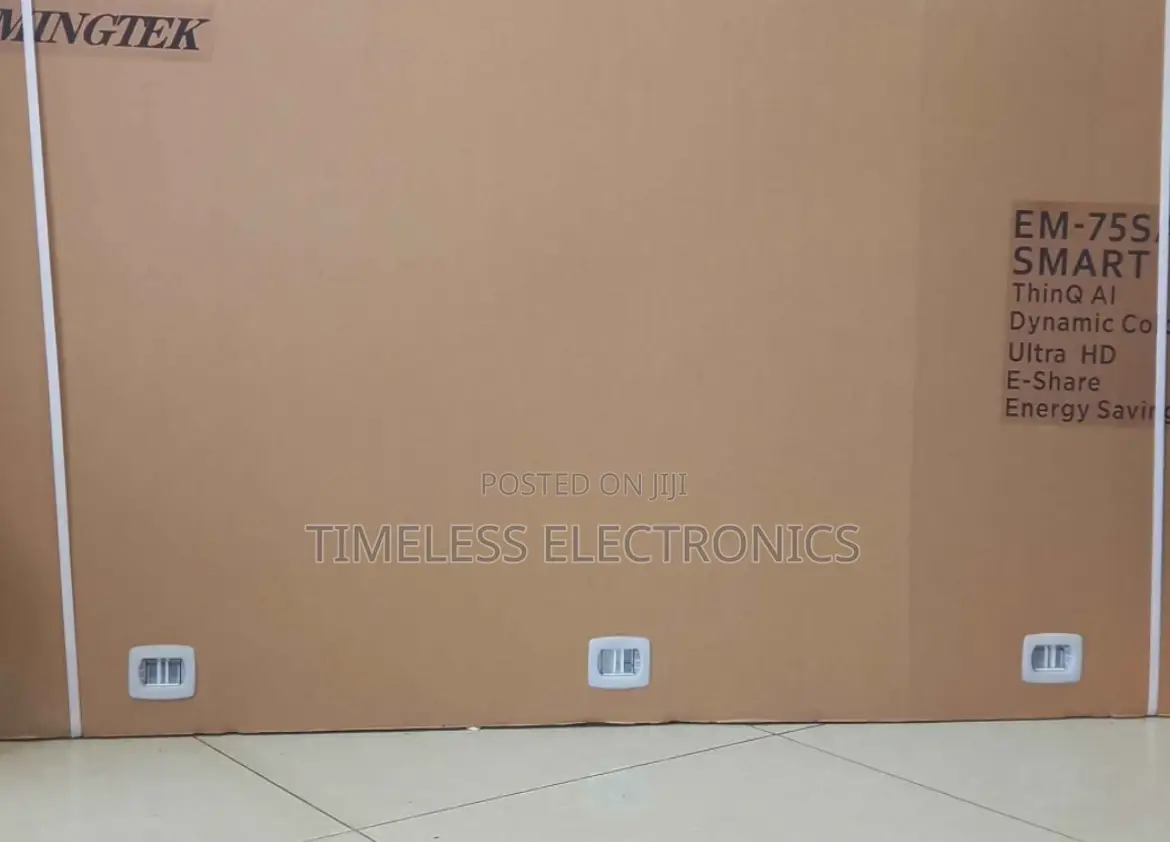 Emingtek 75′′ Smart Android Tv –Ultra-Large Screen Smart Features