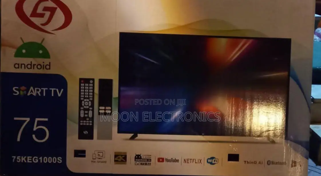  Lg 75” Smart Android Uhd Tv – Big Screen, Smart Features!