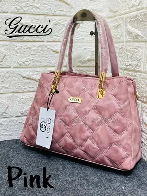Photo - Pink Gucci Shoulder Bag and Chanel Brand Medium Ladies Bag