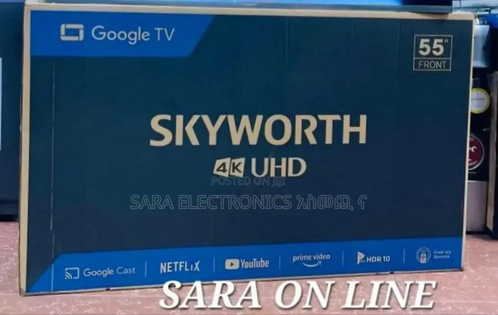 ♤♤Sky Worth 55" Google Smart Tv ●10year Warranty <<Free Delivery >>