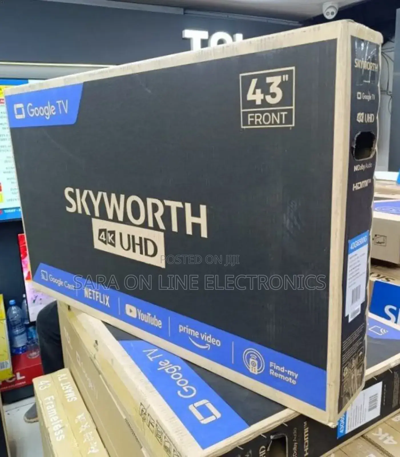 Sky Worth 43" Uhd Tv ◇^ Free Delivery 5year Warranty ■