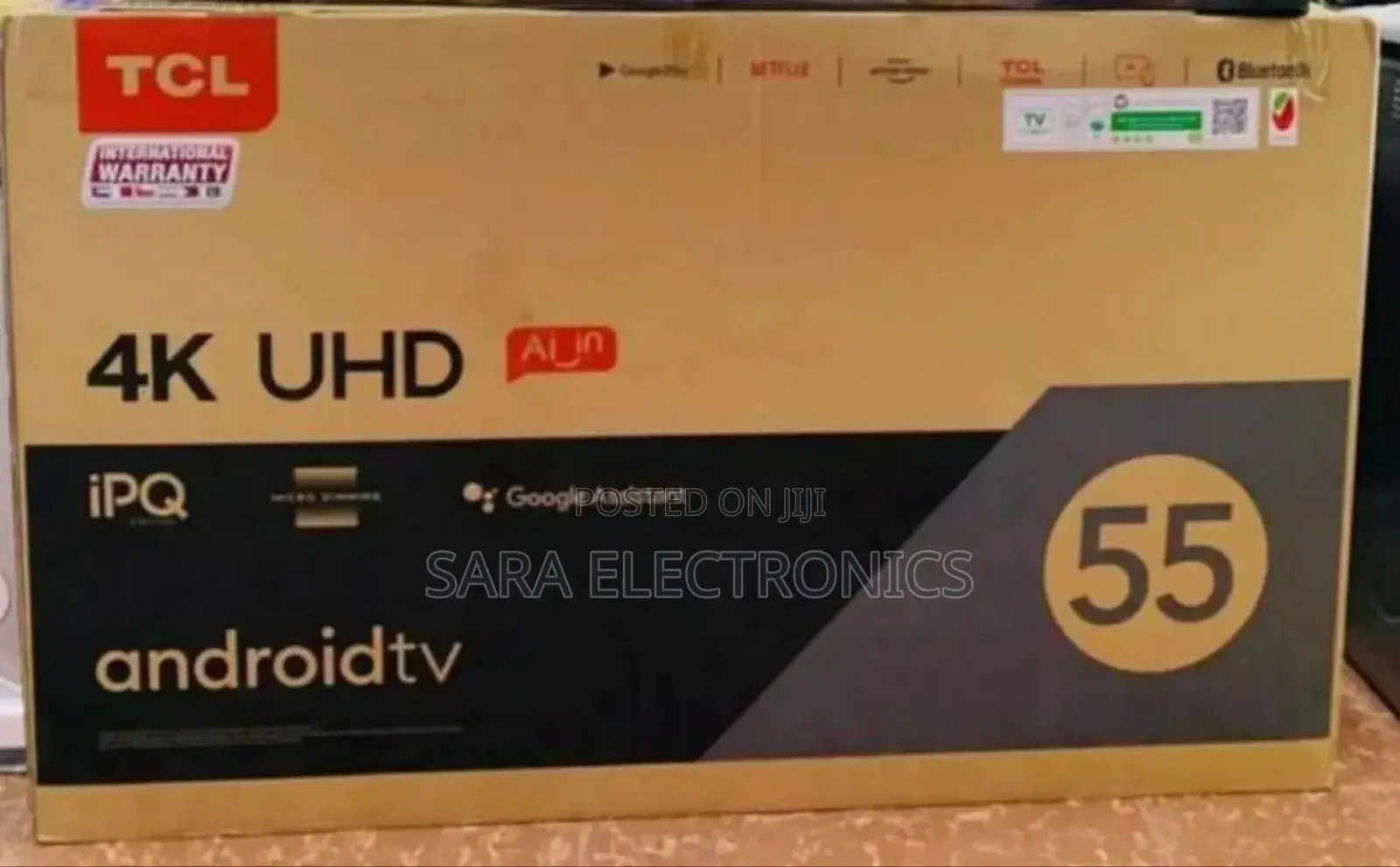 ■■Tcl 55" Uhd Smart Tv ♧♧5year Warranty ■ Free Delivery
