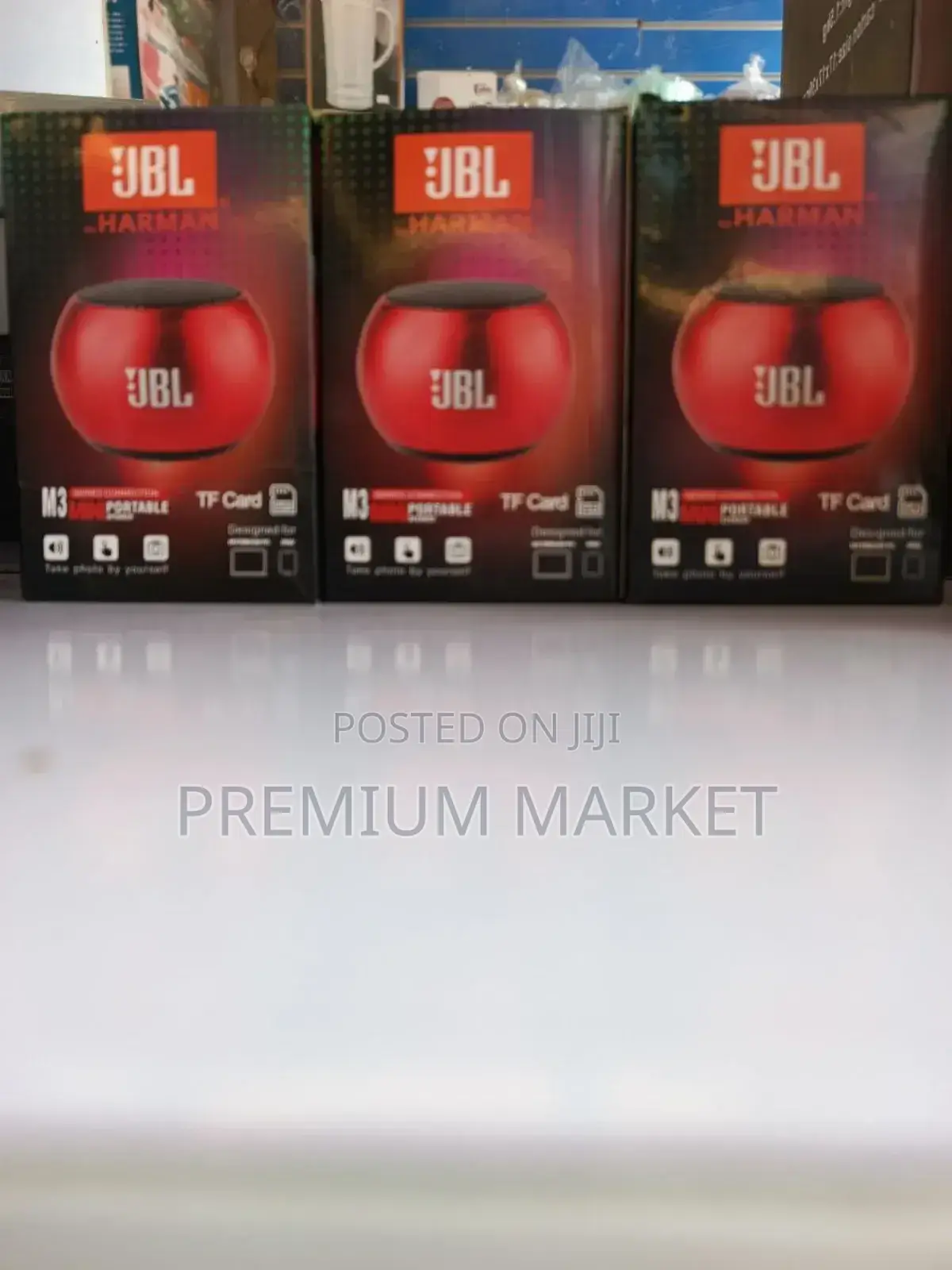 JBL M3 Mini Portable Bluetooth Speaker.