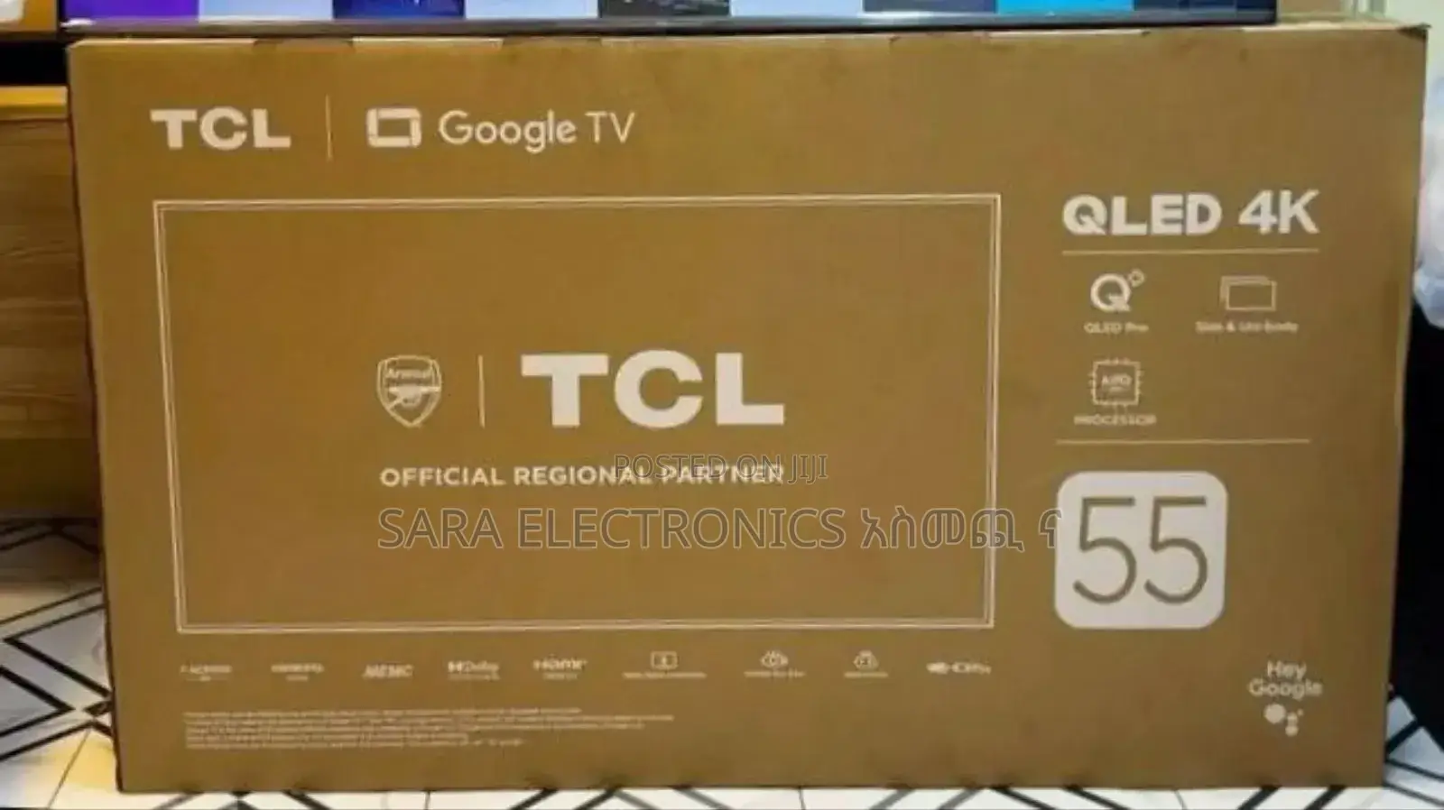 ●Tcl 55" Google QLED UHD TV New 2026 Free Delivery 10_YEAR WARRANTY