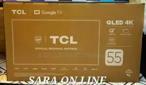 ●Tcl 55" Google QLED UHD TV New 2026 Free Delivery 10_YEAR WARRANTY