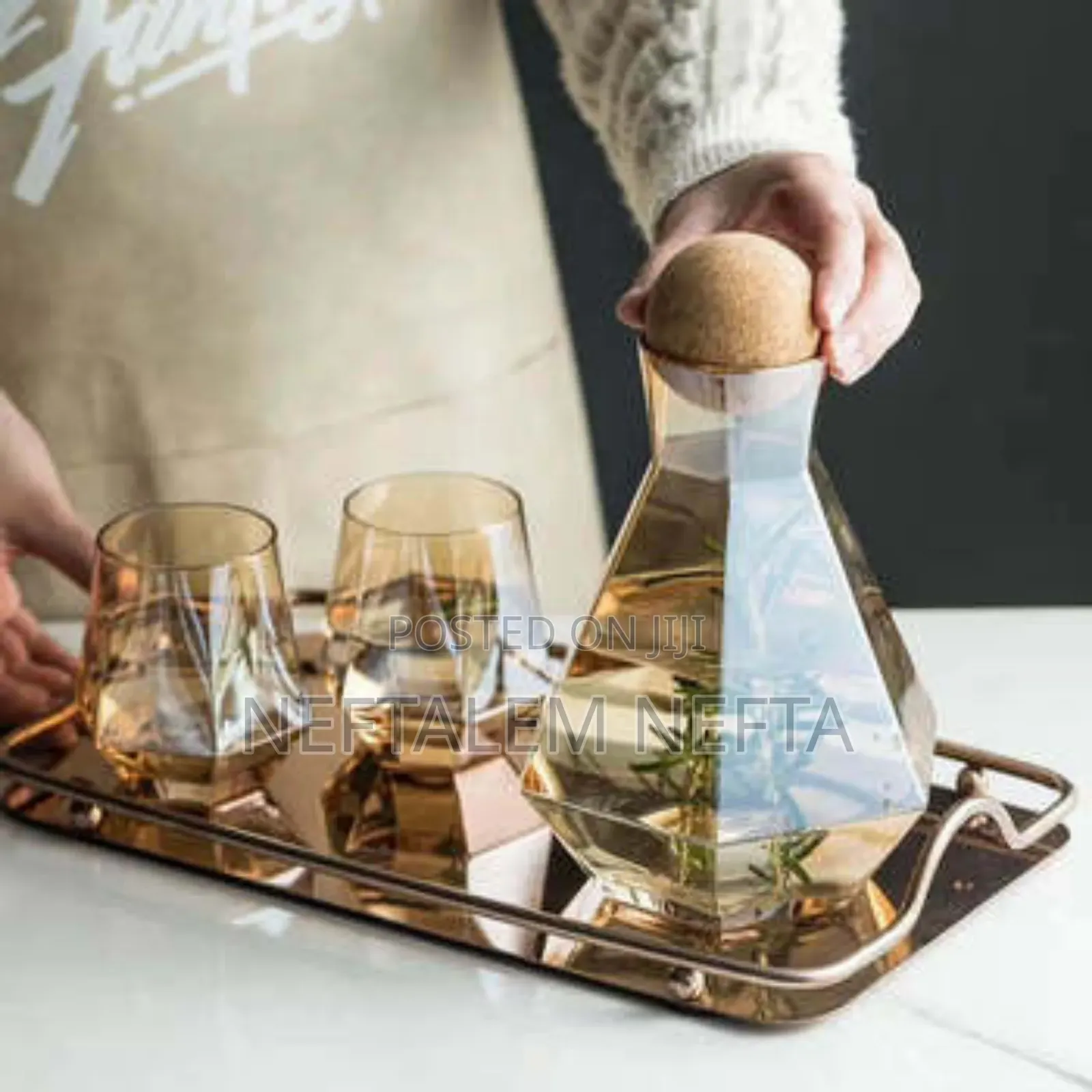 Nordic Geometric Crystal Glasswares