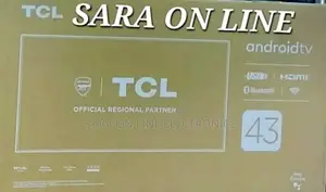 **Tcl 43" Uhd Smart Tv ■New Model ■5year Warranty ■ Free Delivery