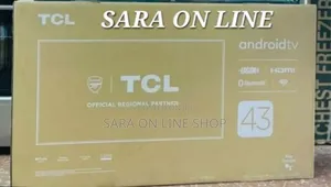 **Tcl 43" Uhd Smart Tv ■New Model ■5year Warranty ■ Free Delivery