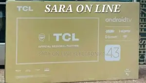 **Tcl 43" Uhd Smart Tv ■New Model ■5year Warranty ■ Free Delivery