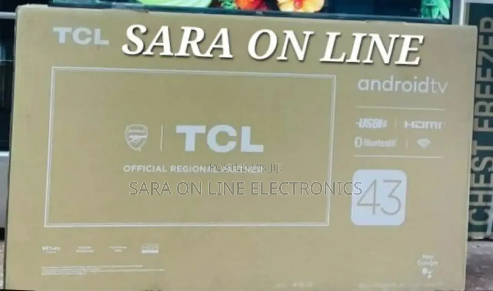 **Tcl 43" Uhd Smart Tv ■New Model ■5year Warranty ■ Free Delivery