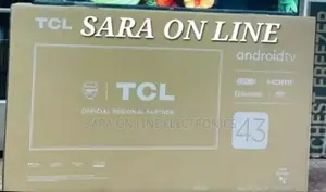 **Tcl 43" Uhd Smart Tv ■New Model ■5year Warranty ■ Free Delivery