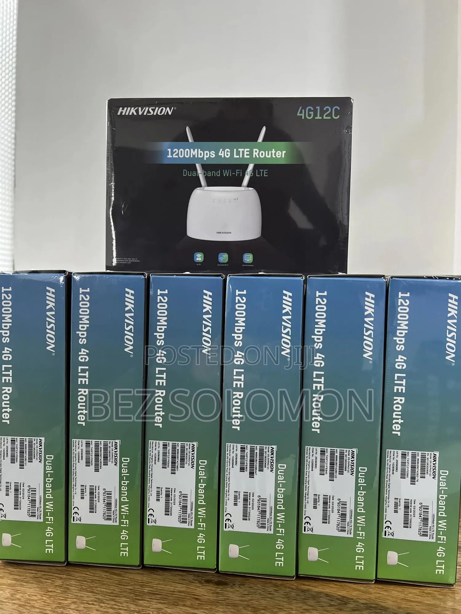 Hikvision Router ሲም የሚቀበል 1200mbps በጣም ፈጣን እስከ 64 Devicesየሚያስጠቅም ኦሪጅናል