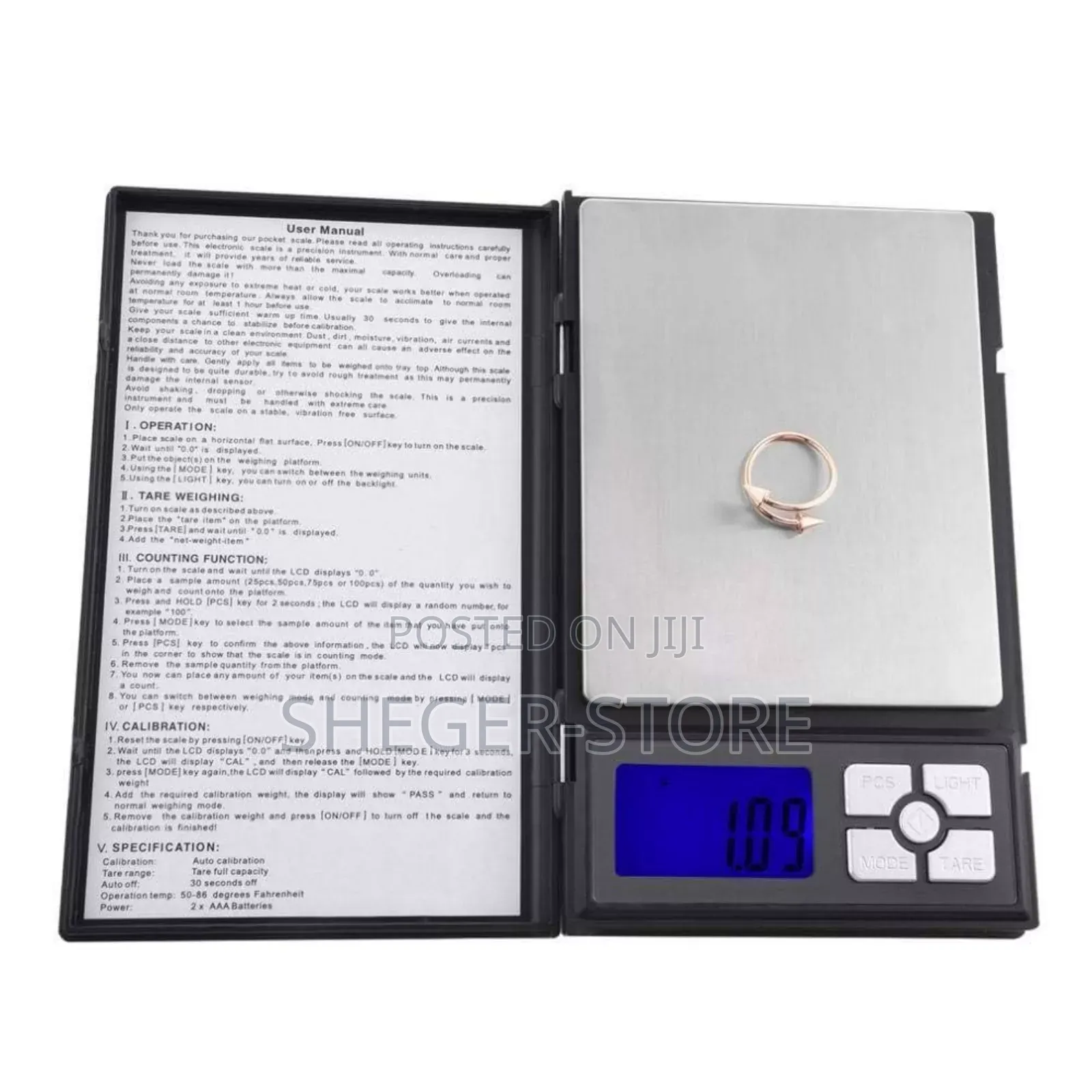 The Notebook Digital Scale ( Designed to Meet Your Needs )