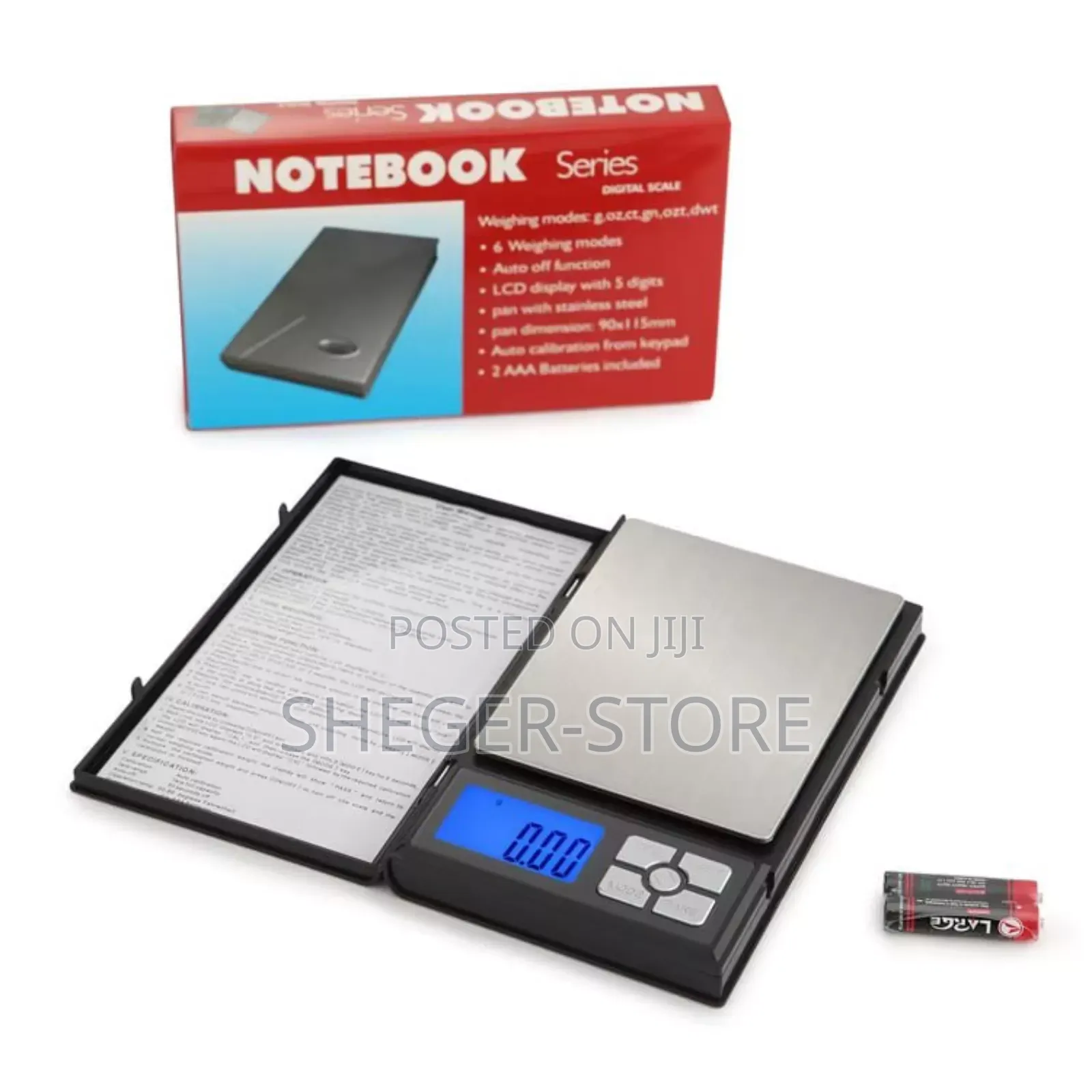 The Notebook Digital Scale ( Designed to Meet Your Needs )
