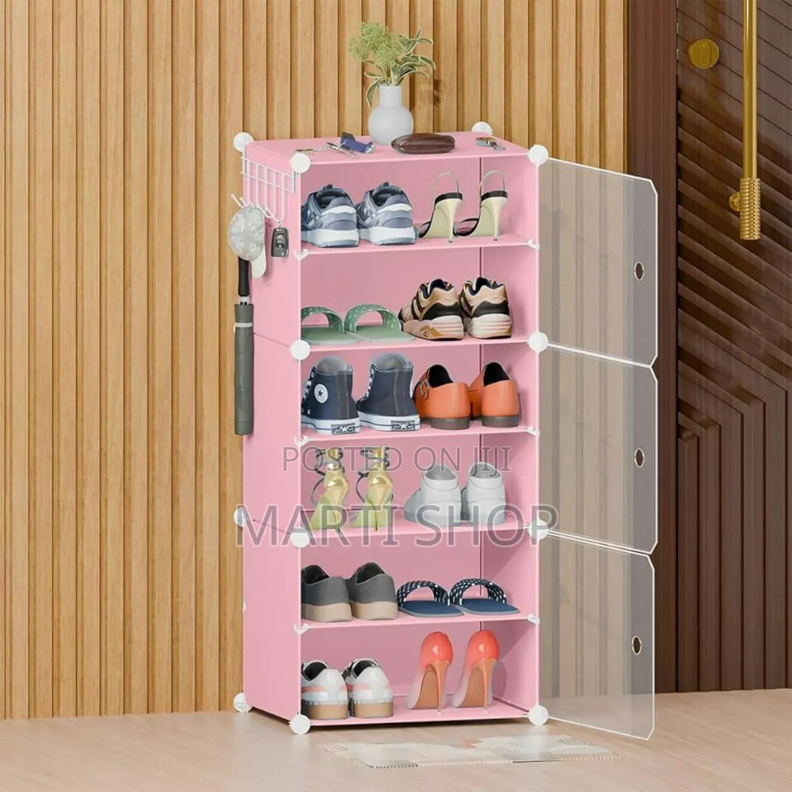 Plastic Cube Shoe Rack