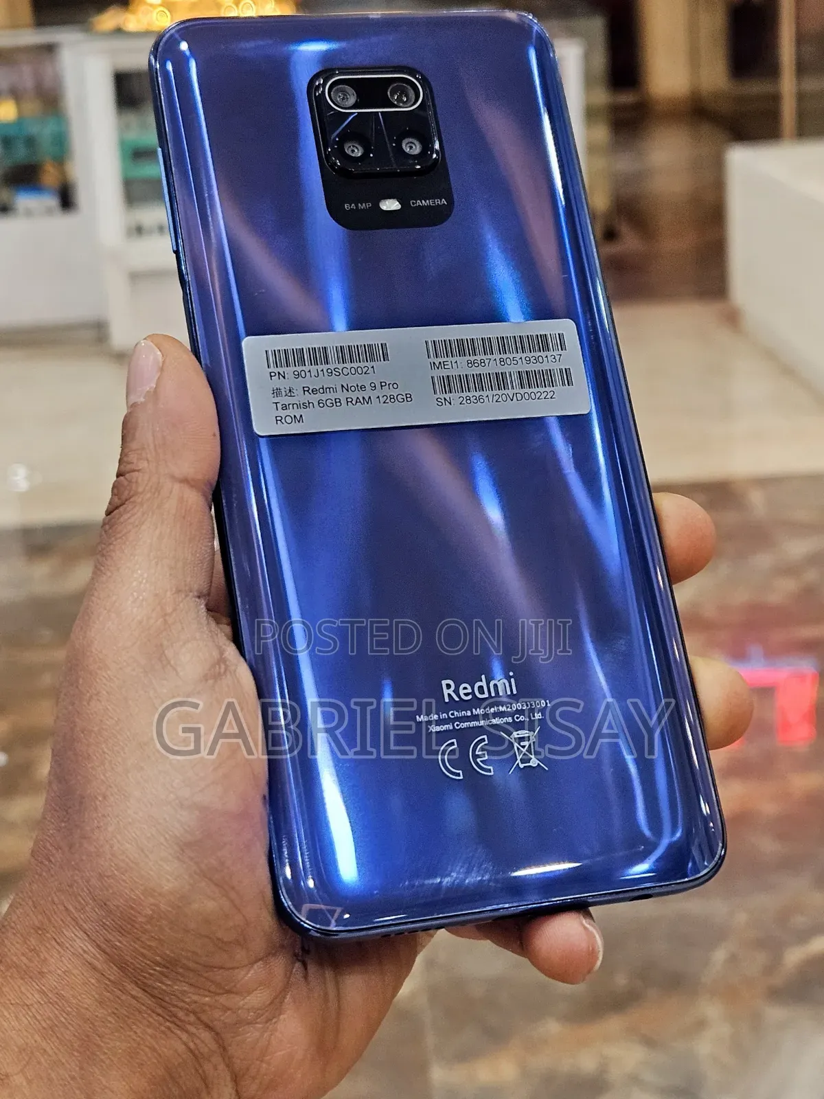 New Xiaomi Redmi Note 9 Pro 128 GB Blue