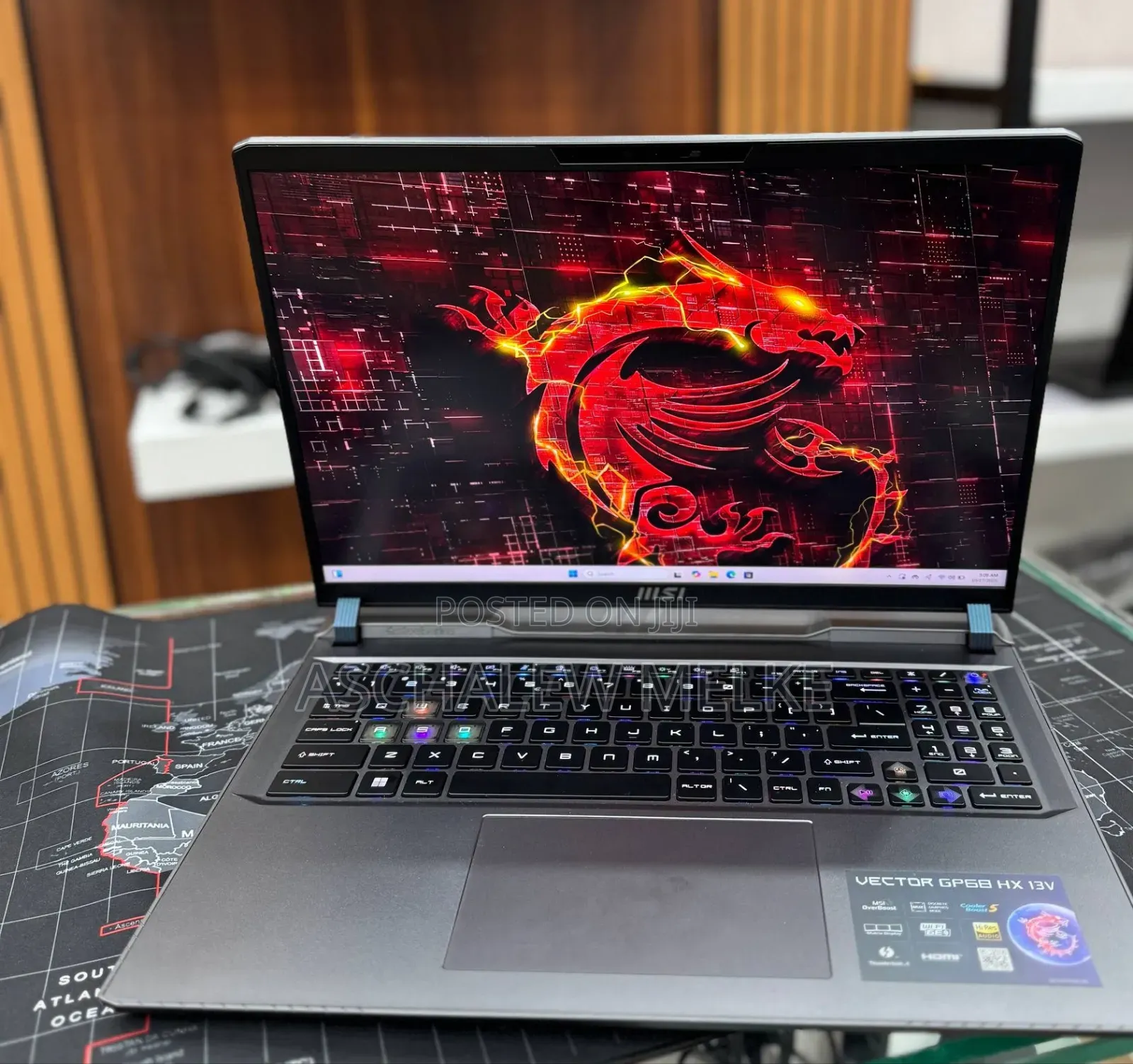 New Laptop MSI Vector GP68 HX 13V 16GB Intel Core I9 SSD 1T