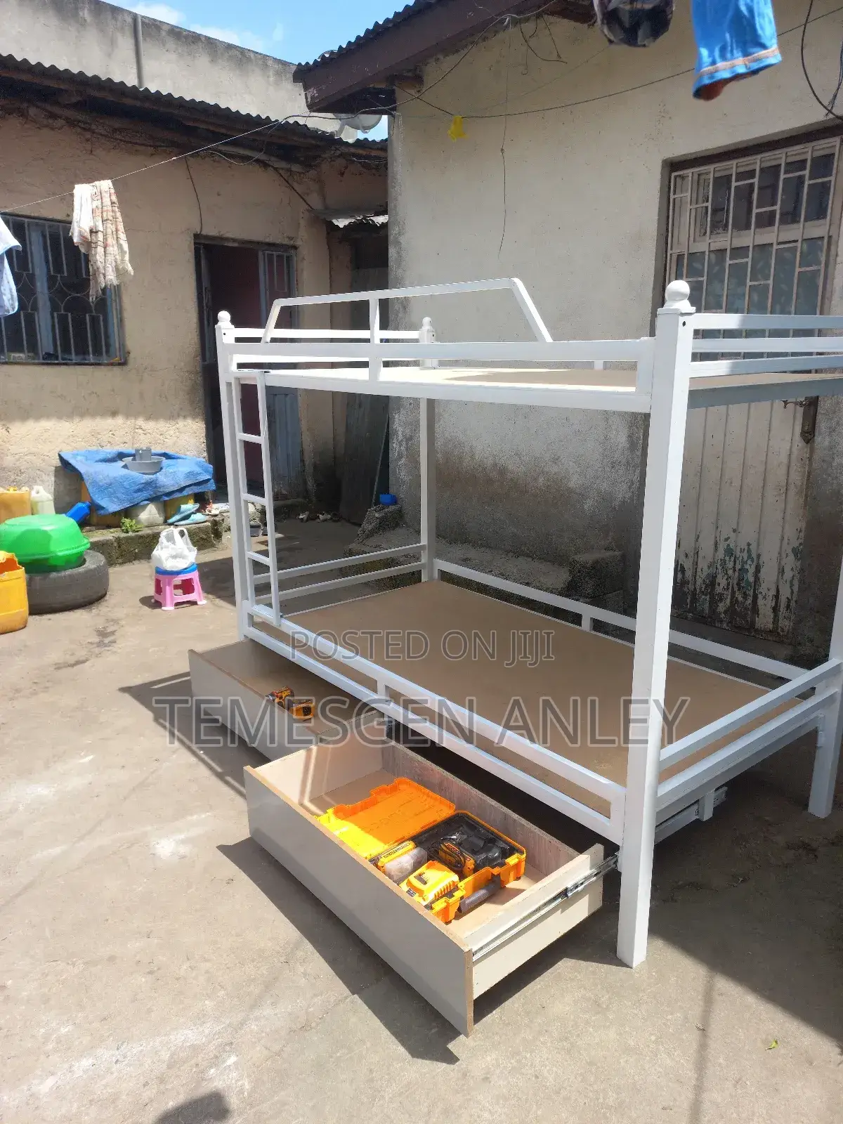 ተደራራቢ አልጋ 100cm