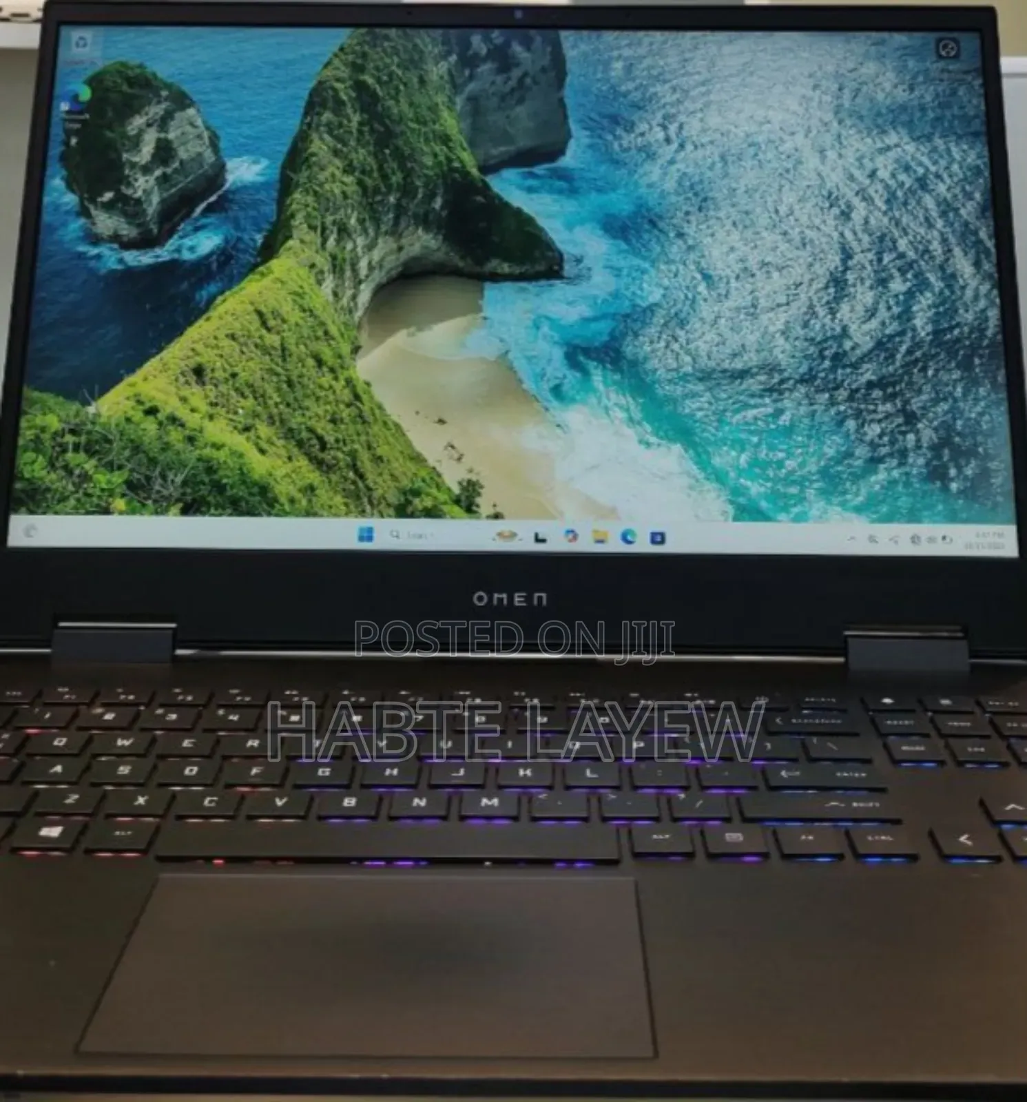New Laptop HP Omen 15 16GB AMD Ryzen 7 SSD 512GB