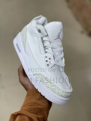 Jordan 3 White Men’S Quality Trendy Fashion Shoes