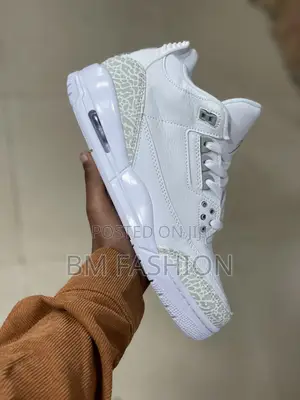 Photo - Jordan 3 White Men’S Quality Trendy Fashion Shoes