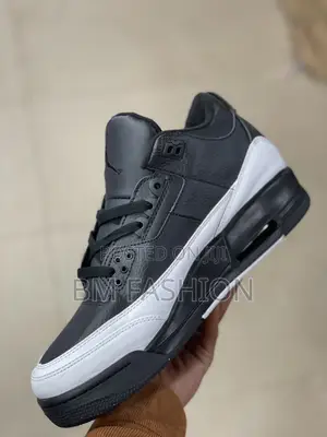 Air Jordan 3 Mid Quality Men’S Black Trendy Shoes