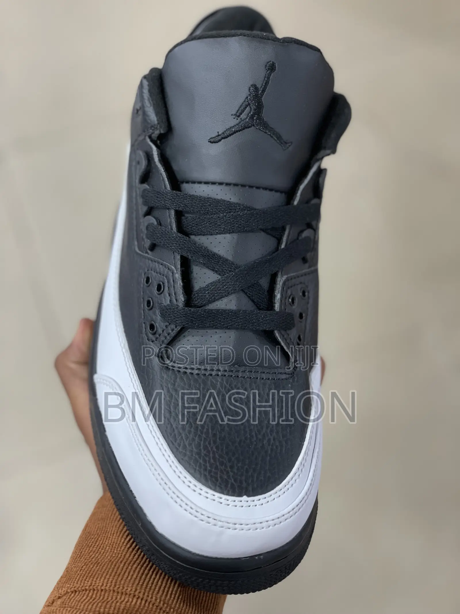 Air Jordan 3 Mid Quality Men’S Black Trendy Shoes