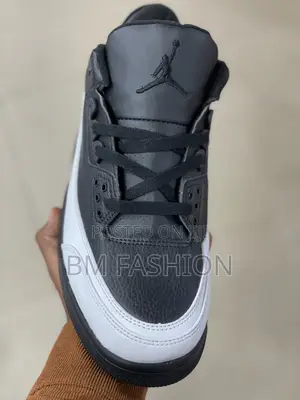 Air Jordan 3 Mid Quality Men’S Black Trendy Shoes