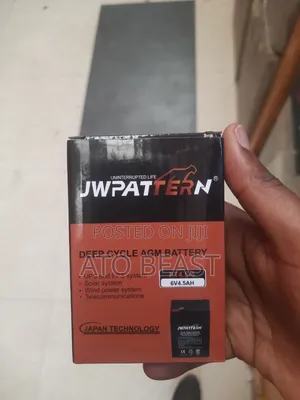 Jwpattern 6v 4.5ah Rechargeable Battery
