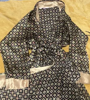 Gold Golden Silky Glam Robe