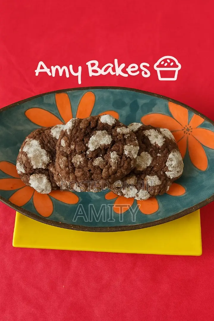 Chocolate Crinkle Cookies