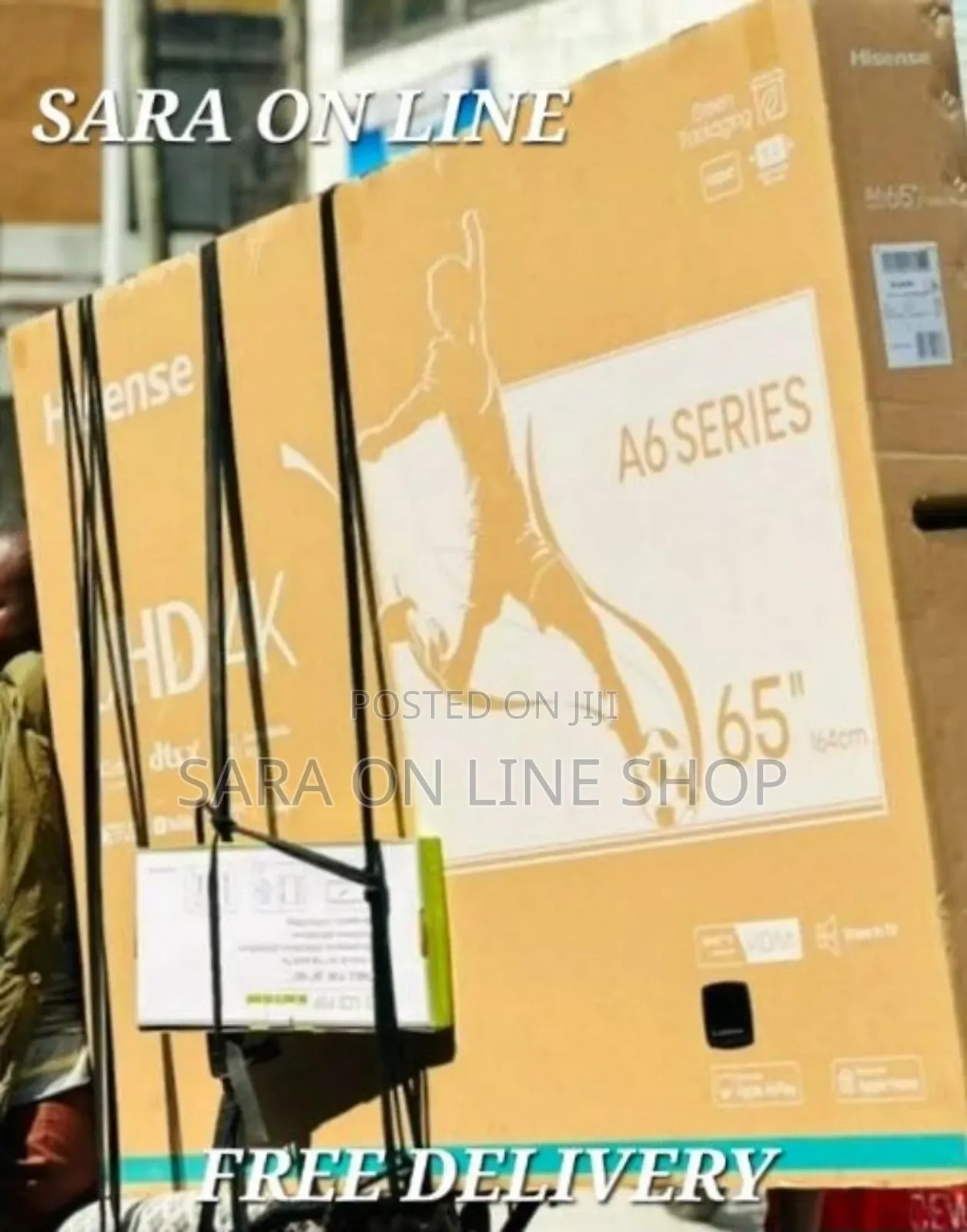 Hisence 65" A6 Series Uhd Smart Tv ●□Free Delivery