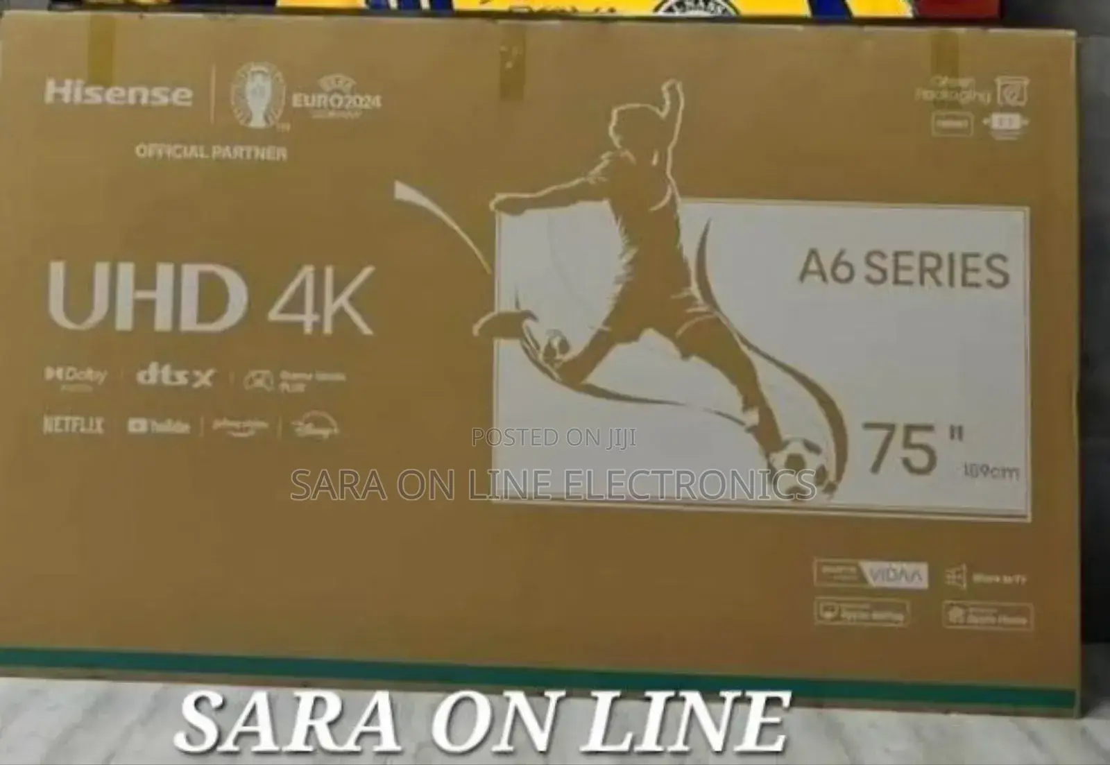 ☆Hisence 75" A6 Series Uhd Tv ●New Model ●5year Warranty