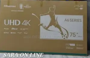 ☆Hisence 75" A6 Series Uhd Tv ●New Model ●5year Warranty